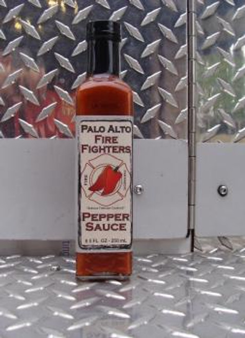 Palo Alto Firefighters Pepper Sauce - Original- 8.5oz bottle