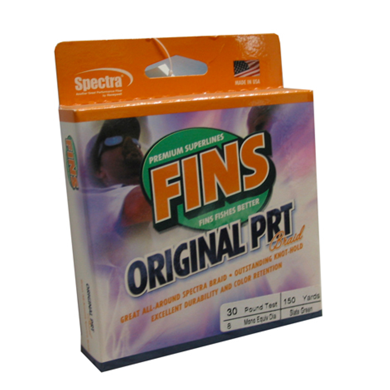 Fins Original PRT Braid Slate Green 150 metres