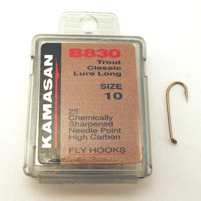 100x Haken KAMASAN B830 H8/H10 Streamer Angeln