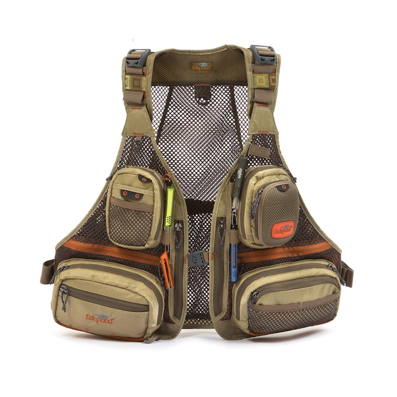 Fishpond Flint Hills Vest Gravel, The Fishin' Hole