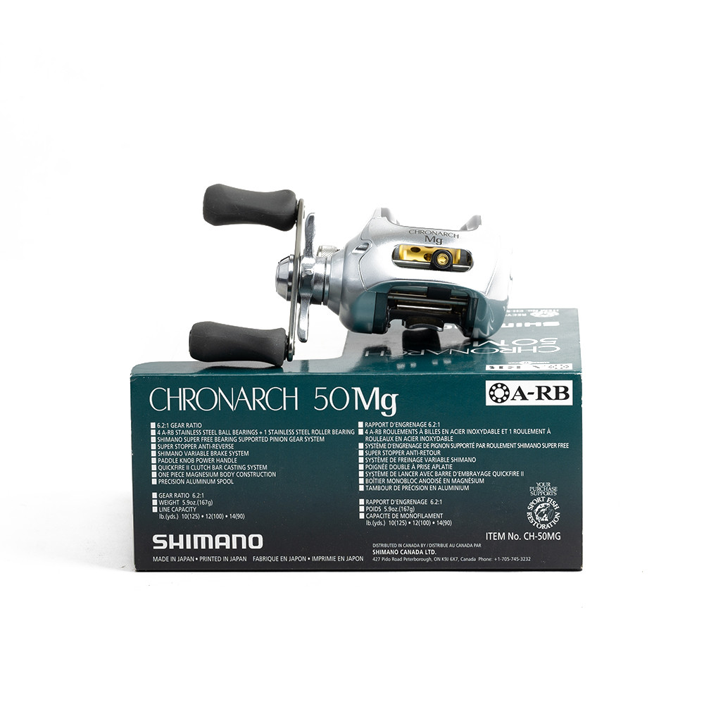 shimano 50 mg reel Core CORE50MG7  Ted's Sports Center Its low inertia will allow it to propel the smallest lures to great distances Shimano Chronarch 50Mg Baitcast Reel