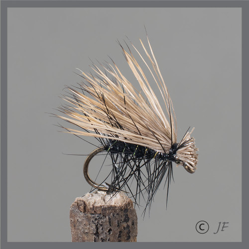 Elk Hair Caddis White Black
