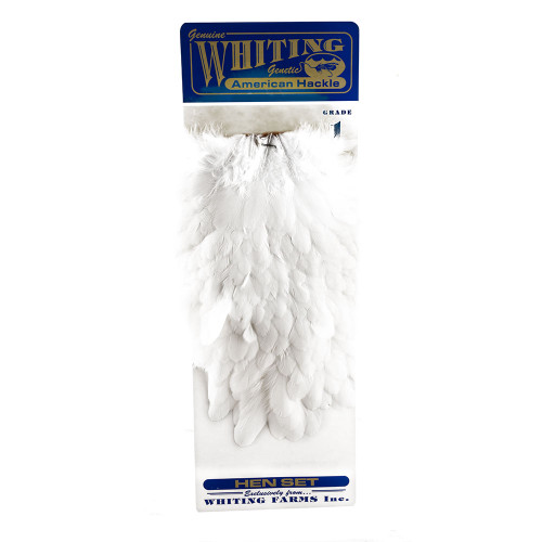 Whiting American Hen Saddle - White 