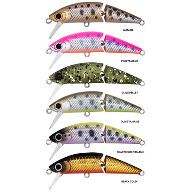 Daiwa Dr. Minnow Joint 5F Gekkabijin Custom Clear Glitter