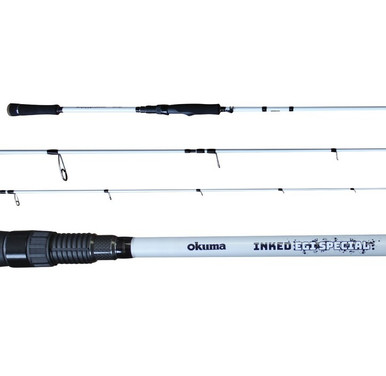 okuma eging rod Kokanee Black Spinning Rods The rod features a sturdy fiberglass blank that is both powerful and lightweight Diamond Elite Rods DMES-LB-701ML