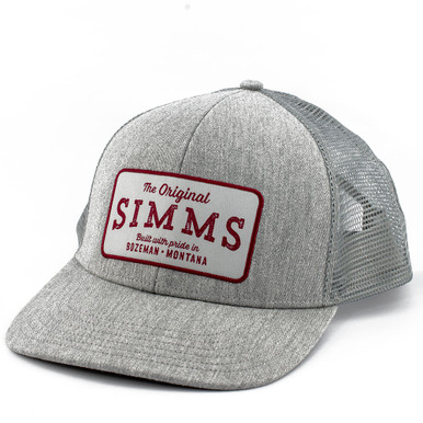 Simms Trout Patch Trucker Hex Camo Carbon Cap - Armadale Angling