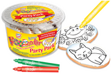 Cat & Sun Cookie Coloring Party Pack