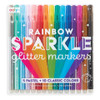 rainbow sparkle glitter markers