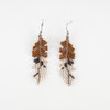 Beaded Feather Earring