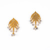 Crystal Frond Post Earring