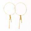 Swing Lines Hoop Earring