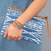 Handwoven Indigo Clutch