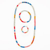 Patchwork Tube Beaded Necklace