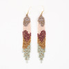 Strata Fringe with Gold Sprinkle Earrings