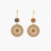 Sunburst Circle Earrings
