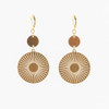 Sunburst Circle Earrings
