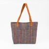 Handwoven Multi Color Textured Tote