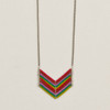 Beaded Chevron Necklace