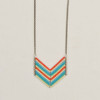 Beaded Chevron Necklace
