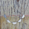 Hammered Half Moon Necklace