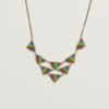 Bead & Wire Multi Triangle Necklace