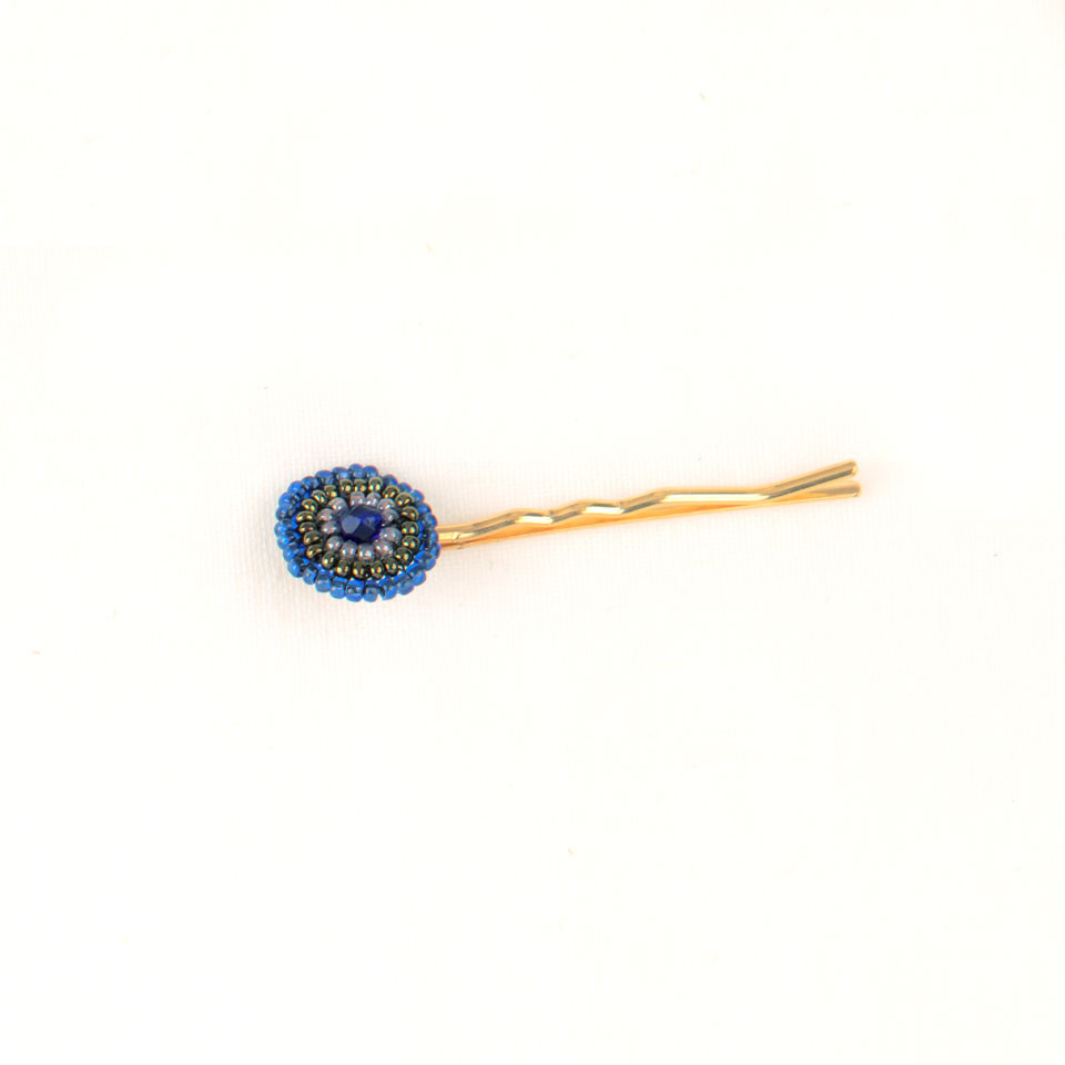 Guatemalan Metal Feather Bobby Pin Handmade Fair Trade Jewelry