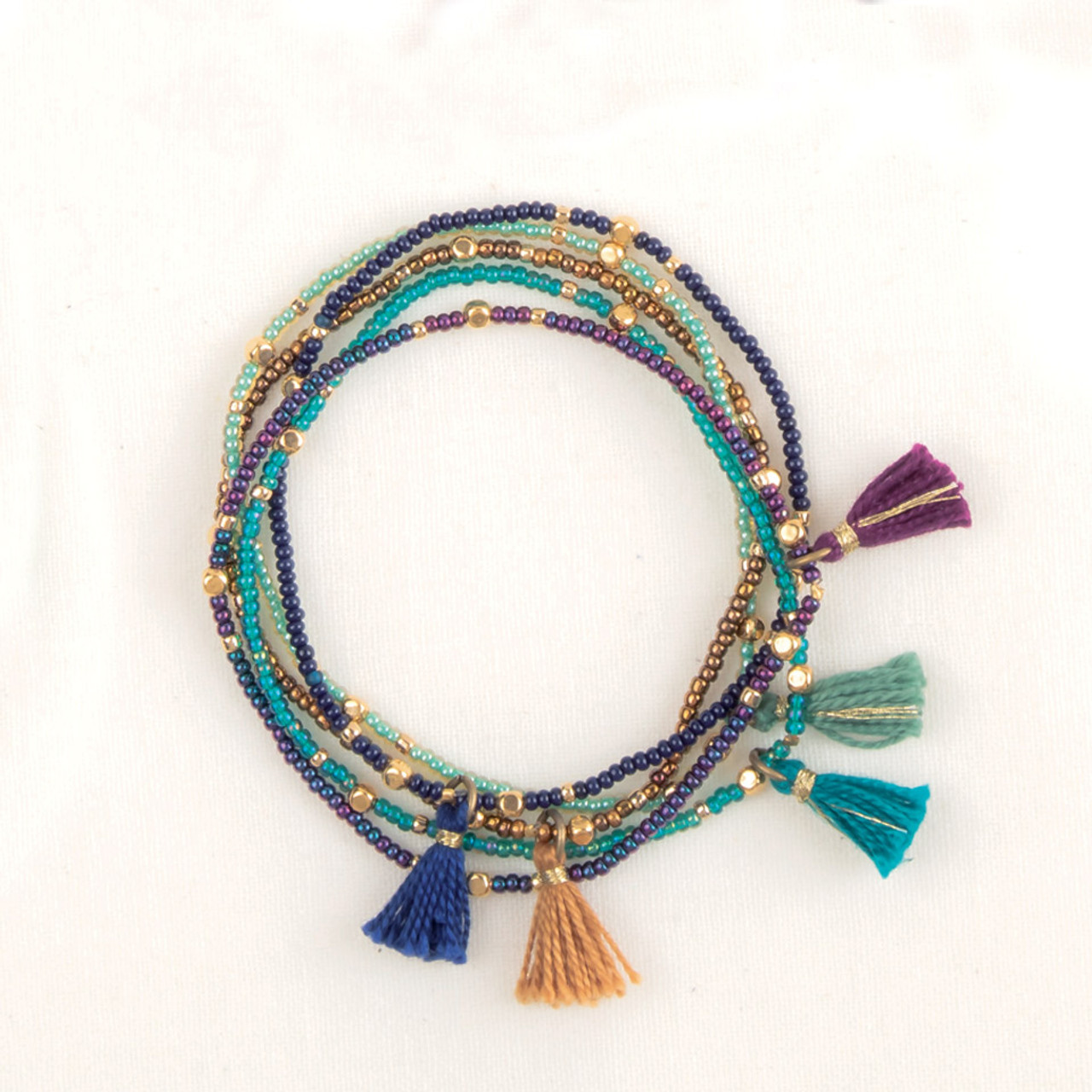 Tassel bangles sales