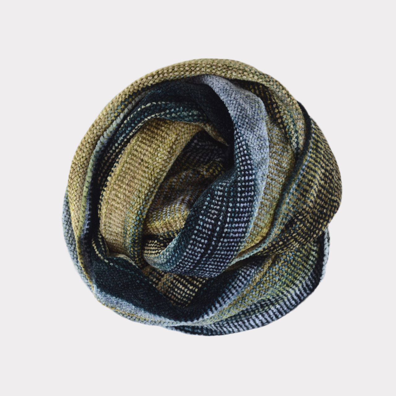 Guatemalan Handwoven Bamboo Chenille Infinity Scarf