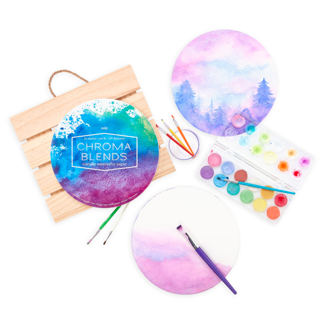 Chroma Circular Watercolor Paper Pad - Firefly