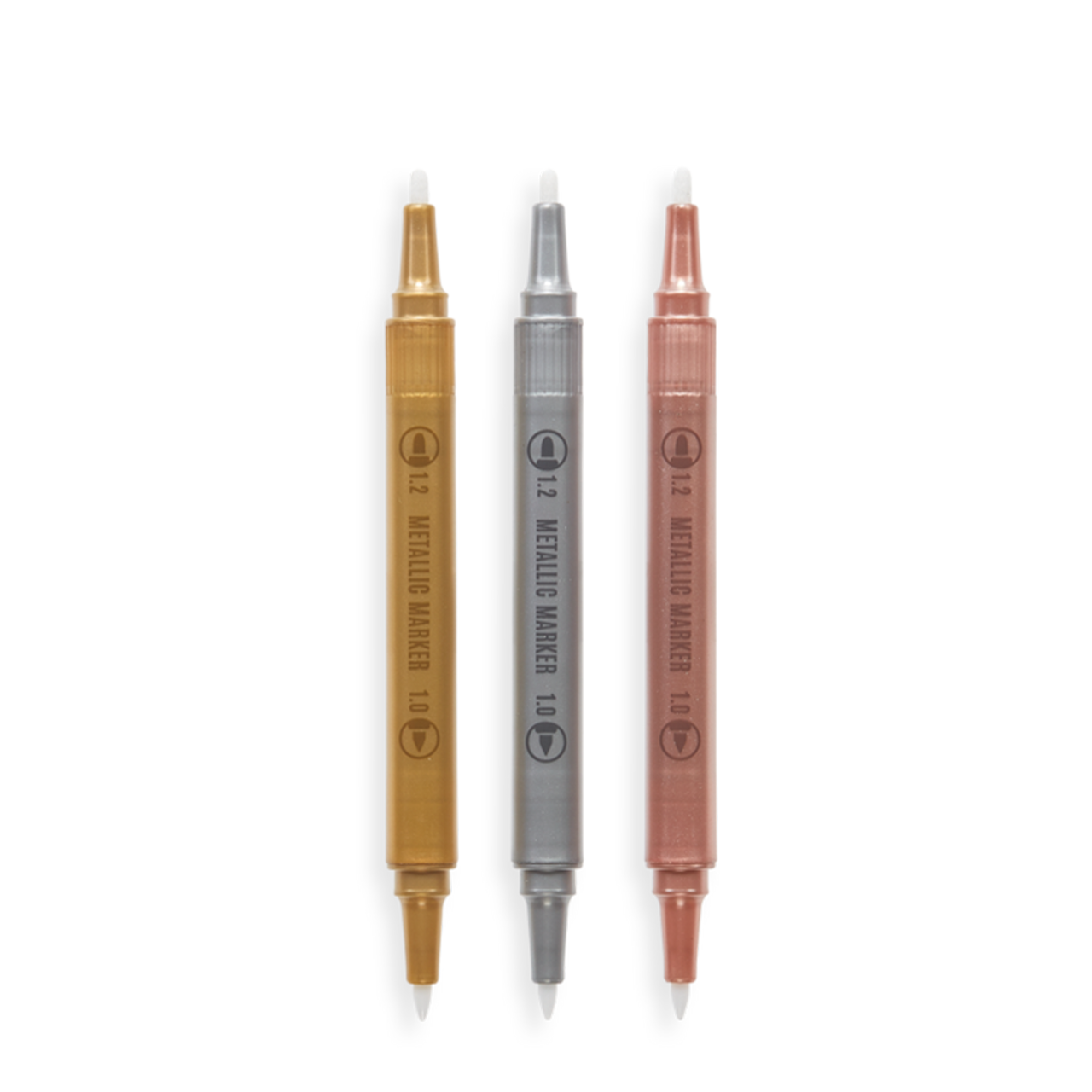 Modern Trio Dual Tip Metallic Markers - set of 3 - Altiplano