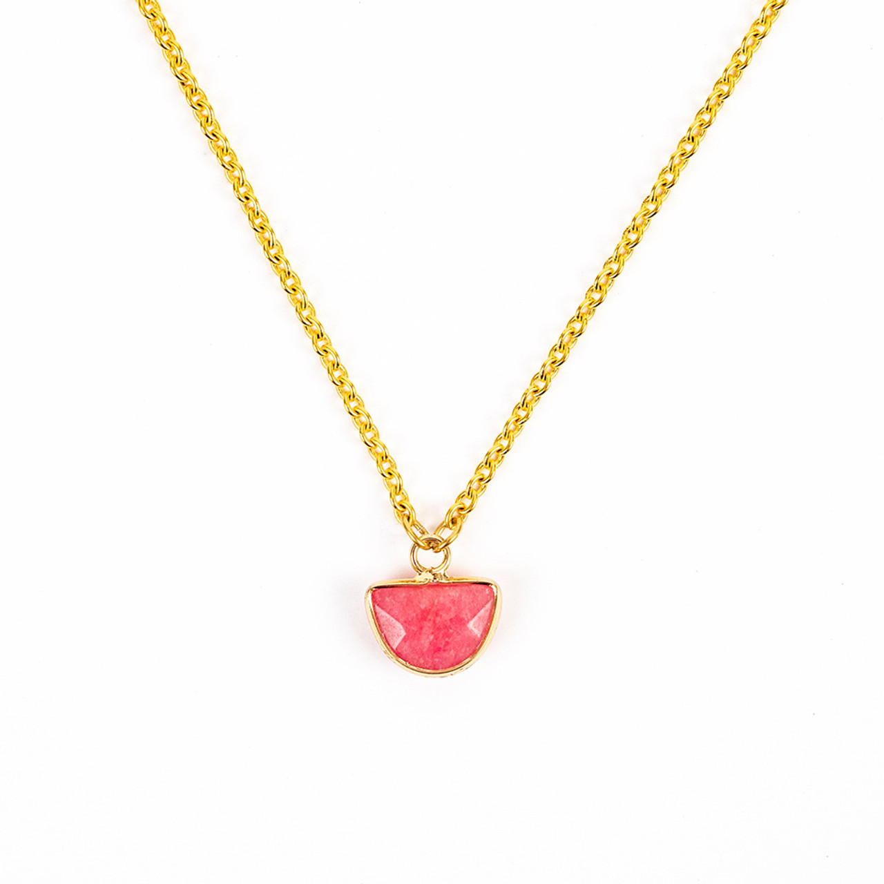 Small Stone Necklace [Length - 8cm] – The Pooja Store