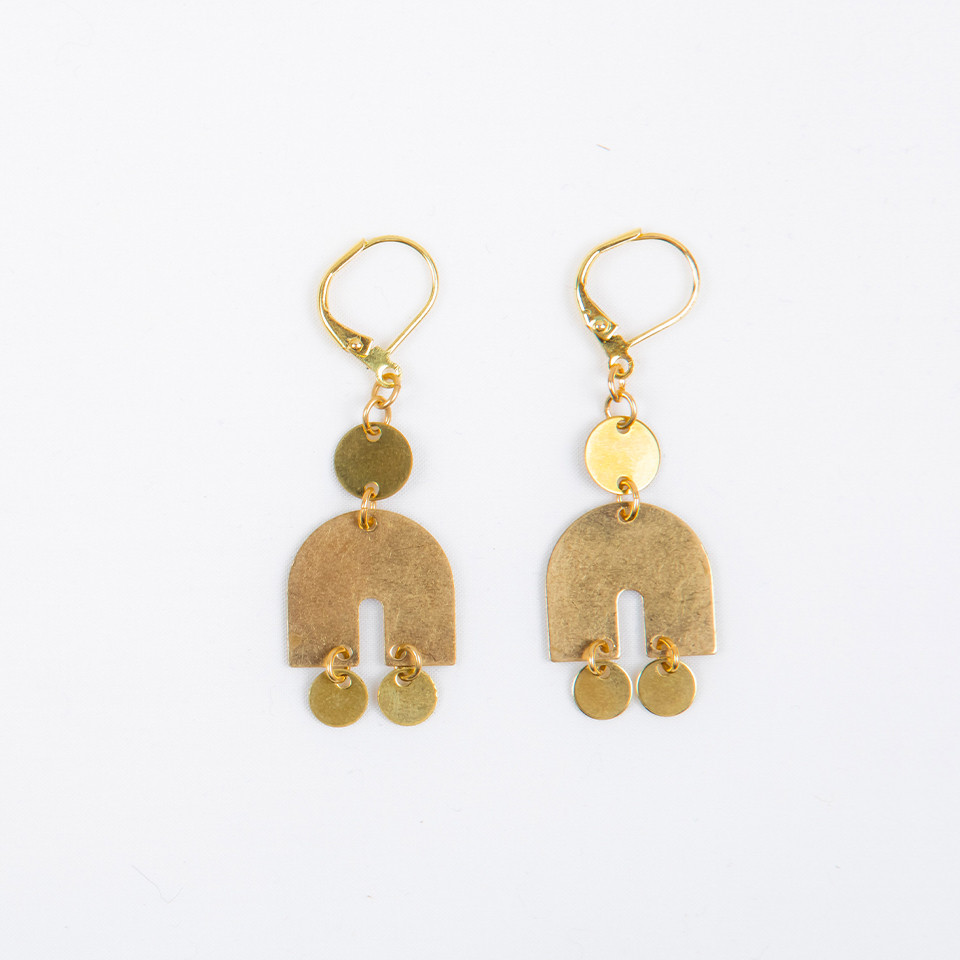 Guanajuato Statement Handmade Earrings Grosgrain Ribbon