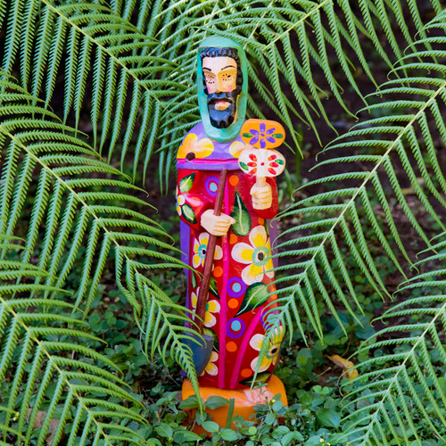 Outdoor Saint Fiacre Gardener Statue