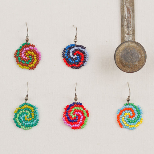 Sandy Circle Earrings Sm.