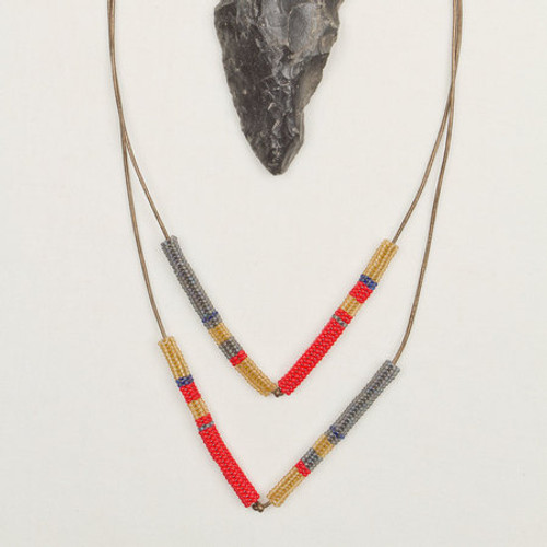 Guatemalan Beaded Tube Necklace | Handmade Fair Trade Guatemalan Beaded Tube Necklace | Handmade Fair Trade