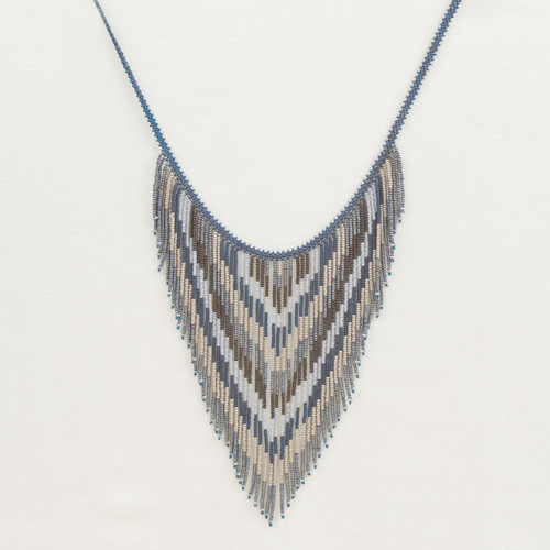 Brass Tube & Spike Long Fair Trade Necklace*