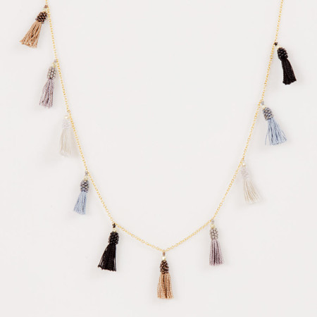関送込 ILLUSORY The Buds Detachable Tassel Necklace ILLUSORY x FLYERRER The Buds Detachable Tassel Necklace