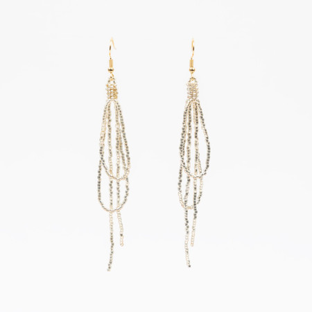 Loop de Loop Silver Delica Earrings | Handmade Fair Trade Jewelry ...