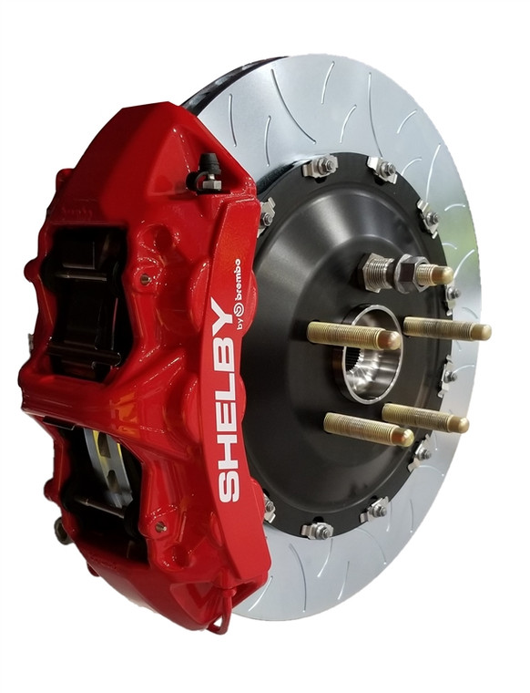 2015-2022 Shelby Brembo 6-Piston Front Brake Kit (Red)