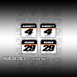 Hub Decals