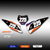 Race Series Number Plates KTM