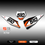 S3 Number Plates KTM