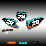 Rustic Number Plates KTM