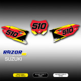 Razor Number Plates Suzuki