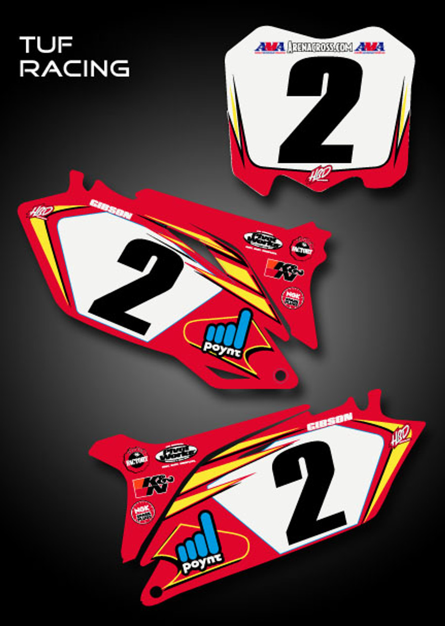 Tuf Racing Team Pre-Printed Plates