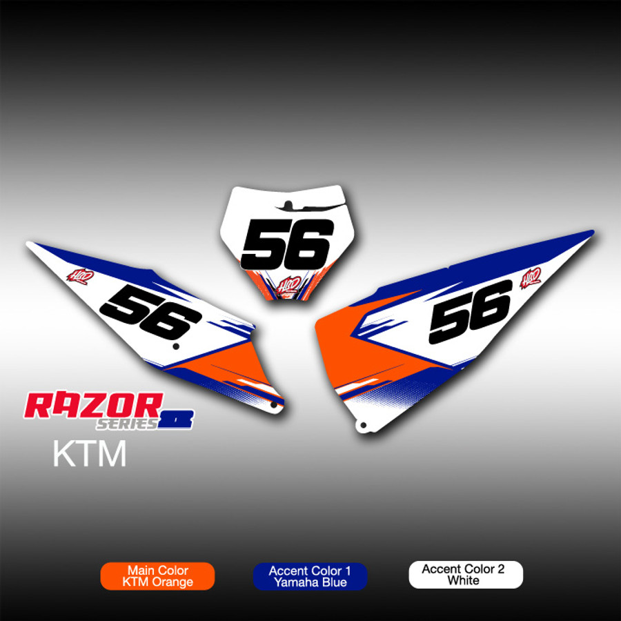 Razor Number Plates KTM