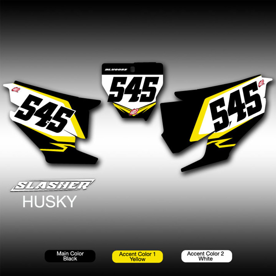 Slasher Number Plates Husky