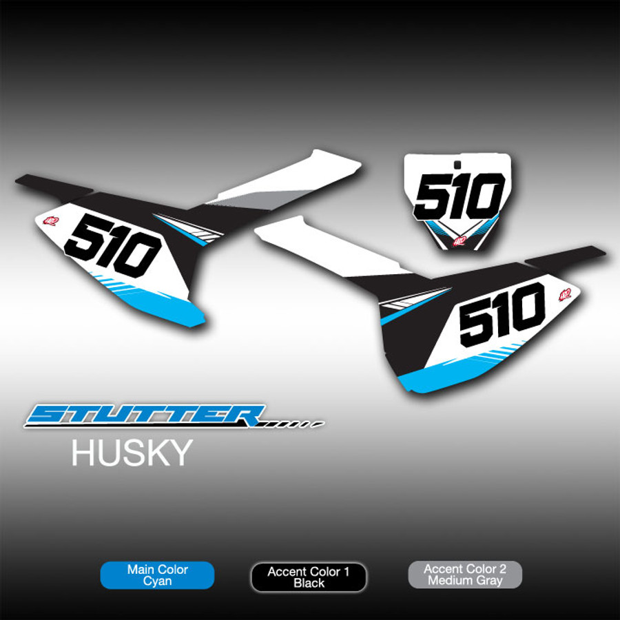 Stutter Number Plates Husky