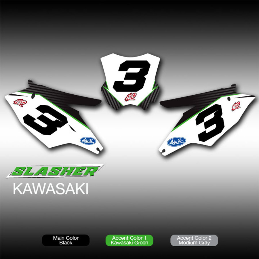 Slasher Number Plates Kawasaki
