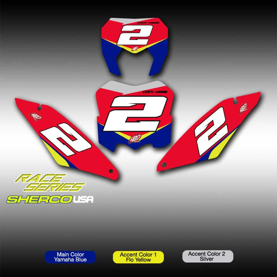 Race Series Number Plates Sherco